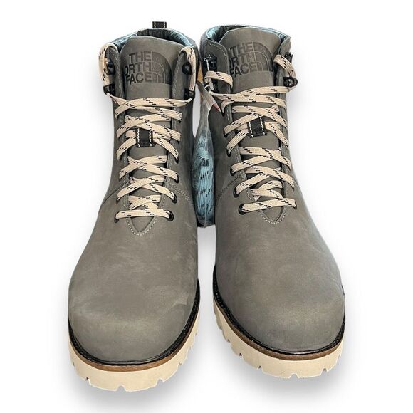 The North Face Work to Wear Lace WP Boots Zinc Grey / Silver Grey Men's Size 14 - Picture 4 of 7